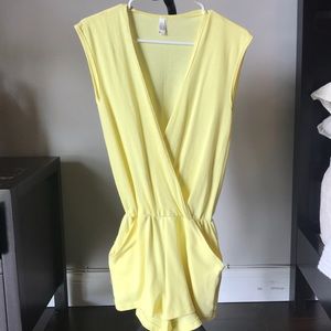 Yellow romper